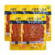 [수연중국식품] 중국간식 소심줄 고향맛소힘줄, 5봉, 180g