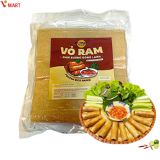 월드푸드 베트남 냉동 라이스페이퍼 반다넴 VO RAM HA TINH 300g