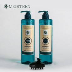 메디틴 1419 청소년 샴푸 두피뽀송 세트 (샴푸2+브러쉬1) 사춘기 초등 학생, 1set, 520ml