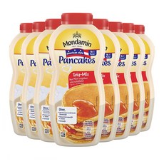 몬다민 팬케이크 믹스 215g 8팩 아메리칸 스타일 Mondamin American Style Pancake Batter Mix, 8개