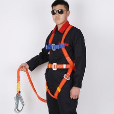 Zeyuan 전신 안전 작업 하네스 추락 방지 및 대형 합금강 후크 안전 100kg