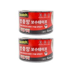 3M 스카치브라이트 방충망 보수테이프 롤타입, 2개