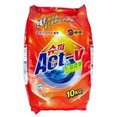 슈퍼 Act-v 분말세제, 4개, 10kg