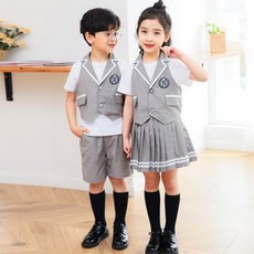 Mar.01 2번 학생복 베스트 3종 세트 아동복 세트 스포티 3종 세트 초등학생 교복 맞춤Z