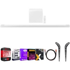 삼성 HW-S801B 3.1.2ch 사운드바 포함 돌비 Atmos/DTSX 화이트 2022 번들 1년 CPS 강화 보호 팩 브래킷 마운트 HDMI 2.0 케이블 및 오디오
