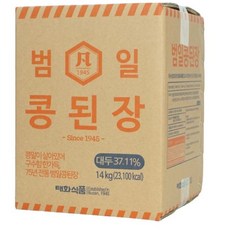 범일된장 14kg 소입자 (저온창고 유통기한 싱싱한 제품) (하루 배송 99%), 1개