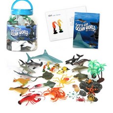 한립토이 레츠고오션월드 동물피규어 해상동물 동물인형 어린이장난감