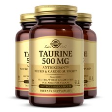 (2+1) 솔가 타우린 500mg Taurine 100베지캡슐, 100정, 3개