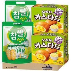 블루존 대용량 과자 2종 (카스타드276gx2+참쌀선과253gx2), 1개