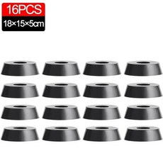 의자 다리 캡 고무 보호대 패드 가구 테이블 커버 양말 플러그, 1.16pcs-18x15x5mm
