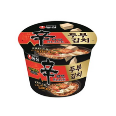 신라면 블랙 사발 두부김치 94g, 6개