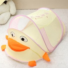cocooning 폼알데하이드 미검출 KC인증 유아 아기 아동 신생아 텐트형모기장 유아모기장, 캐릭터옐로우