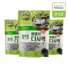 풀무원 통멸치 다시팩 18g 5입X3봉_총15개입, 3개