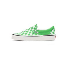반스 VANS 클래식 슬립온 98 DX 체커보드 클래식 그린 / VN0A7Q581OZ1 캔버스화 운동화