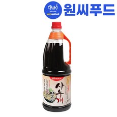 원씨푸드 선도식품 사누끼쯔유 1.8L x 8개 메밀 소바 오뎅 육수 다시 스프 소스 원액 츠유