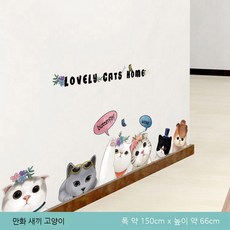 고양이무늬벽지