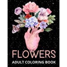 Simple flowers coloring Book: flower coloring books for kids ages 4-8 and  girls teens women (Paperback)