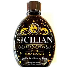 The Sicilian시칠리아 200X 다크 블랙 브론저 태닝 로션 400ml, The Sicilian시칠리아 200X 다크 블랙 브론, 1개