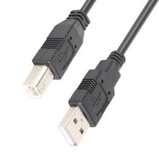 캐논 HP 연결잭 USB B타입 프린터기 연결선 프린터 케이블 PC 복합기, 3m, 1개