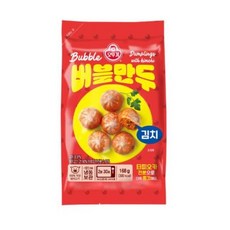 오뚜기 버블만두 김치, 4개, 168g