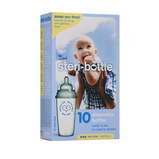 Steribottle Ready to Use Disposable Baby Bottles 10-Count by Steri-Bottle, 1개