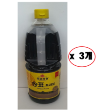 몽고간장 송표 프라임 양조간장, 1.8L, 3개