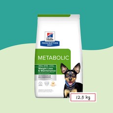 )당일발송( 힐스 독 메타볼릭 12.5kg 강아지 다이어트 체중관리 metabolic weight loss maintenance chicken flavor small bites