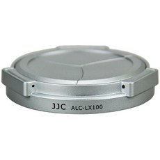 [JJC] 파나소닉 루믹스 LX100 II 라이카 D-LUX 7 Typ 109 오토 렌즈캡 보호 후드, ALC-LX100 실버, 1개