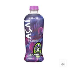 Sambazon the Original Acai 삼바존 더 오리지널 아사히 베리 주스 32oz(946ml) 3팩, 946ml, 3개