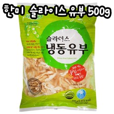 푸드드림 한미 냉동슬라이스 유부 500g, 1팩