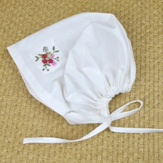 핸드메이드 머리 주방 두건 - 자수패치 6번
