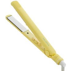  일본직발송 2. SALONIA(サロニア) SALONIA 살로니아 스트레이트 헤어 다리미 플레이풀 옐로우 24MM B087R6, One Size_One Color, One Size_One Color, 상세 설명 참조0 