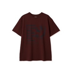 AEAE 에이이에이이 NERD T-SHIRTS 반팔 티셔츠 BURGUNDY 매장정품 121142 - aeae모자