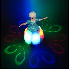 토도스 춤추는엘사 겨울왕국 불빛 사운드 작동완구 어린이집 댄싱공주 인형, 춤추는엘사(하늘색)