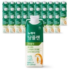 뉴케어 당플랜 세트 곡물맛 200ml 30팩 식이조절 어르신 노인 병문안 환자식 식사대용, 30개