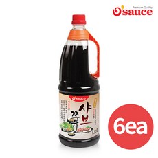 오소스 샤브쯔유 농축쯔유 1.8L x 6개 가쓰오부시 샤브샤브 일식소스 일식간장, 1세트, 10.8L