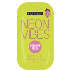 프리맨 네온 바이브 필오프 마스크 겟 릿 일루미네이팅 10ml, 1개, 1개