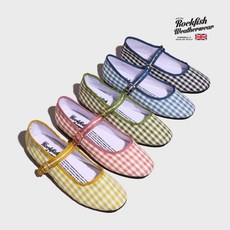 [락피쉬웨더웨어] 벨라 메리제인 체크 - 5coor