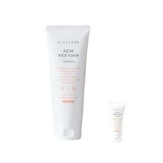 에스네이처 아쿠아 라이스 약산성 클렌징폼 160ml (+20ml)