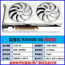 7900xtx 그래픽카드 게이밍 보드 장착 모델, 사파이어RX66008G폴라에디션, 1GB