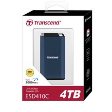 트랜센드 ESD410C Gen2x2 외장 SSD (4TB) 파인인포 (아이폰 ProRes 4K/60fps 완벽지원) - transcendinformationts-hub2k