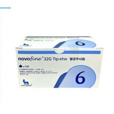 노보파인 펜니들 32G 6mm 100개 1박스
