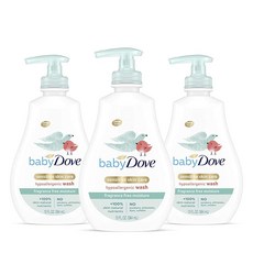 Baby Dove 베이비 도브 탑투토 센서티브 바디워시 384ml 3팩, 3개
