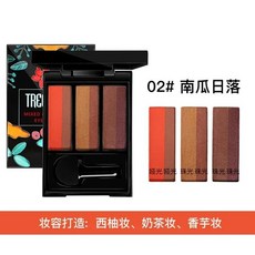 TREECHADA 버섯 진주 매트 그라데이션 아이섀도우 팔레트 오래 지속되는 방수 땀 방지 메이크업 화장품, [02] 02, 1개