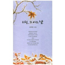 11월 그 어느 날:최재열 시집