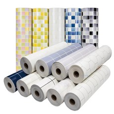 HD현대시트 타일 시트지 (1롤 폭50cm x 길이15미터) 커터칼1 헤라2 키트, 선택.09_20429_격자타일