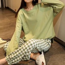 편안한 데일리 베이직 잠옷 파자마 마실룩 세트