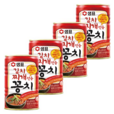 백앤 샘표 김치찌개용 꽁치, 400g, 16개