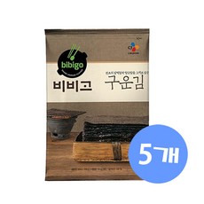 (상온)비비고 토종김 구운김10g(5매)x5개, 1세트, 10g