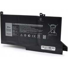 DJ1J0 42Wh 11.4V 3 셀 노트북 배터리 Dell Latitude 12 7280 K8X0T KHY0C 7290 E7280 E7290 13 7380 739, 단일상품